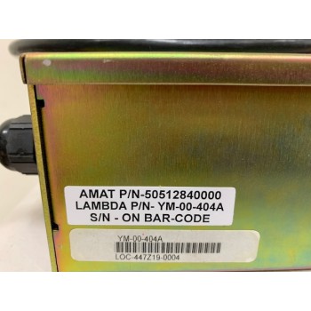 AMAT 50512840000 Nemic-Lambda YM-00-404A MEC Power Supply